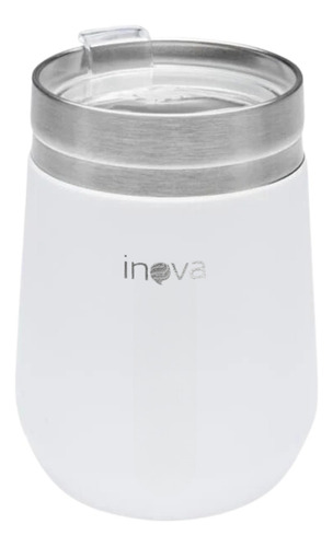 Vaso Térmico Con Tapa Acero Inoxidable 350ml Antideslizante 