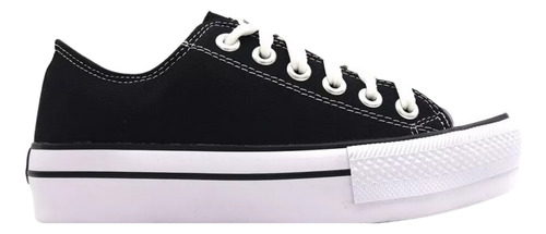 Zapatillas Tela Lona Plataforma Urbanas Unisex Jaguar 8010