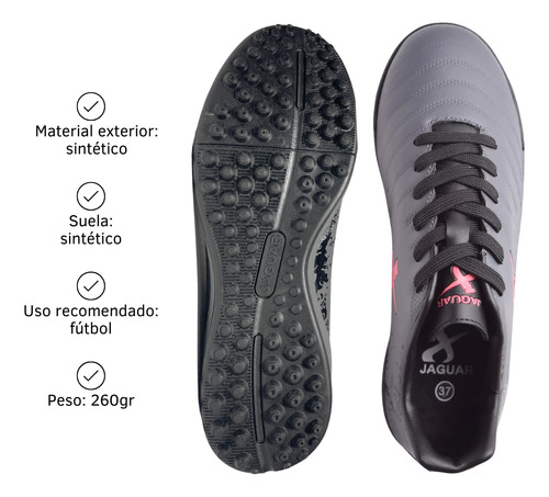 Zapatillas Botines Fútbol Césped Artificial Jaguar Art.5011