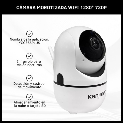 Cámara De Seguridad Smart Ip Motorizada Visión Nocturna 