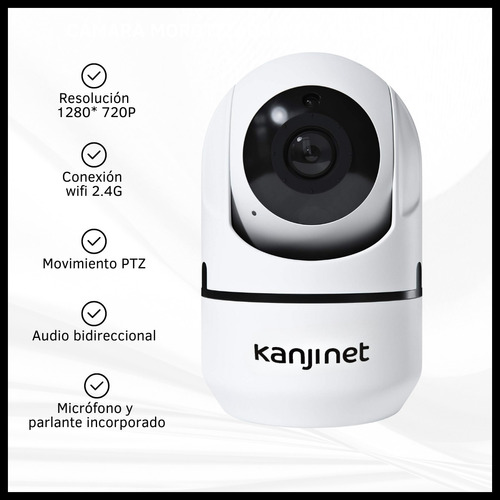 Cámara De Seguridad Smart Ip Motorizada Visión Nocturna 