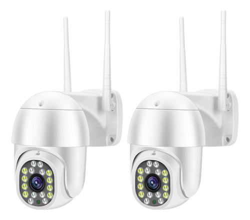 Cámaras De Seguridad Smart Ip 1080p Wifi Visión Nocturna X2