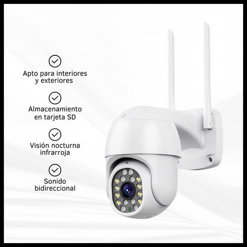 Cámaras De Seguridad Smart Ip 1080p Wifi Visión Nocturna X2