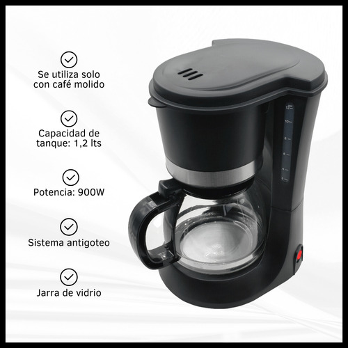 Combo Cafetera Semi Automática Y Sandwichera Eléctrica 700w