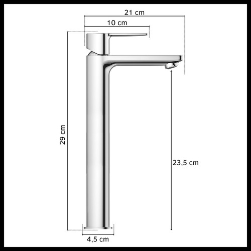 Canilla Grifería Monocomando Cocina Y Baño Acabado Cromado