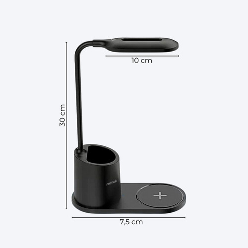 Lampara Led Flexible Con Base De Carga Y Tres Modos De Luz