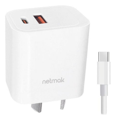 Cargador Adaptador Usb C Cable Tipo C 20w Carga Rápida