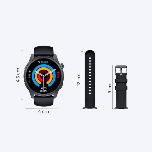 Smartwatch Reloj Inteligente Pantalla 1,43 Táctil Sumergible
