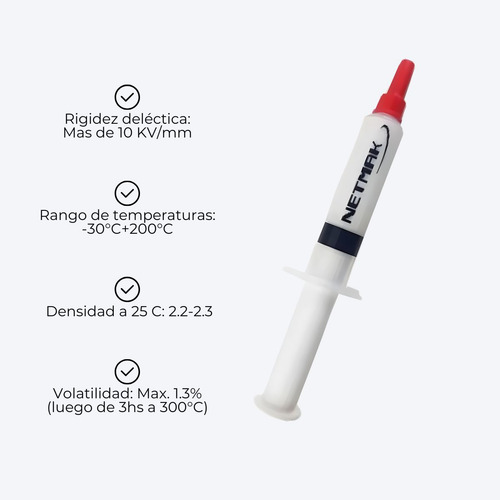 Pasta Térmica Refrigerante Grasa Disipadora De Calor 5cc