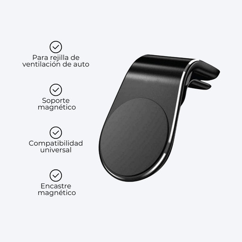 Soporte Magnético De Celular Auto Universal Rejilla Imán