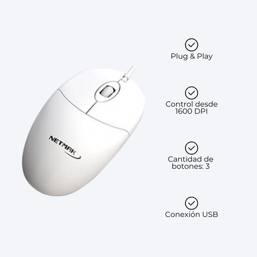 Kit Combo Teclado Y Mouse Con Cable Usb Español Pc Notebook