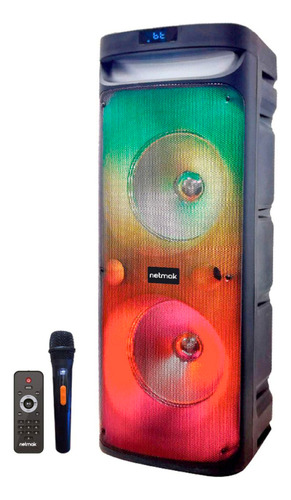 Parlante Inalámbrico Portátil Con Bluetooth Luces Led Rgb