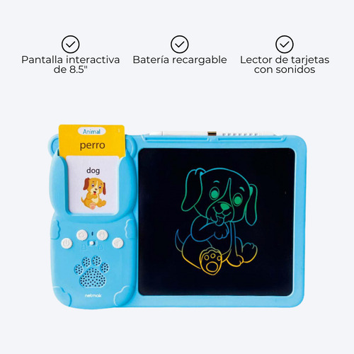 Pizarra Mágica Tarjetas De Aprendizaje Didácticas Bilingües