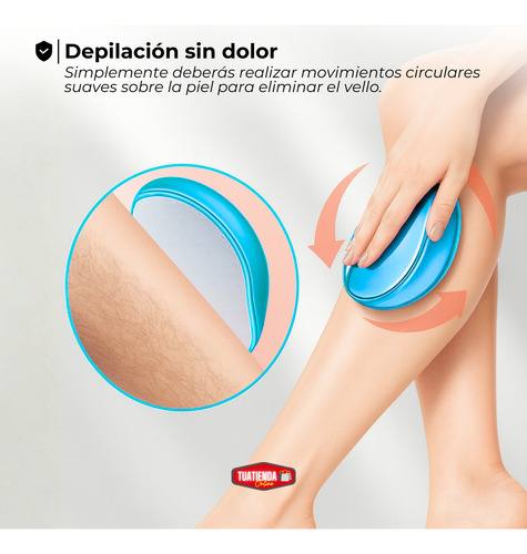 Depiladora Exfoliante Removedor De Vello Manual Sin Dolor