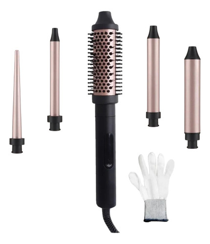 Cepillo Modelador Ondulador De Pelo Multifunción 5 En 1