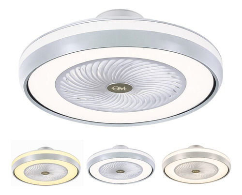 Ventilador De Techo Luz Led 70w Control Remoto 6 Velocidades