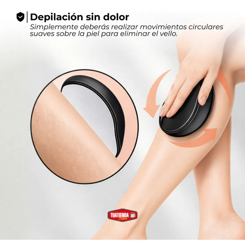 Depiladora Exfoliante Removedor De Vello Manual Sin Dolor