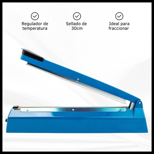 Selladora De Bolsas 30cm Oryx Ox300 Potencia Regulable  Celeste