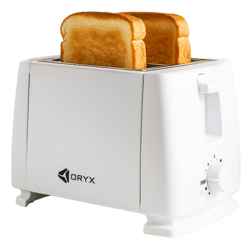Tostadora Eléctrica Automática Doble Ranura Blanca Oryx 220v
