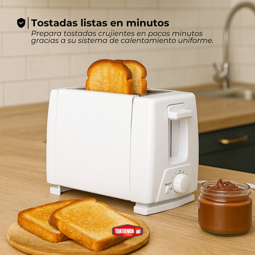 Tostadora Eléctrica Automática Doble Ranura Blanca Oryx 220v