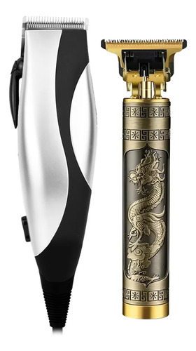 Máquina De Cortar Pelo Kit Patillera Barberia Profesional