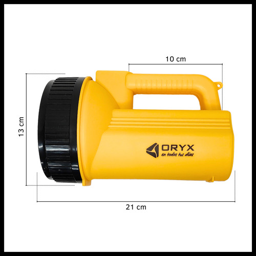 Linterna Recargable Led De Mano 10hs De Autonomía Portátil  
