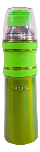 Termo Acero Inoxidable Engomado De 1 Litro Con Pico Push    