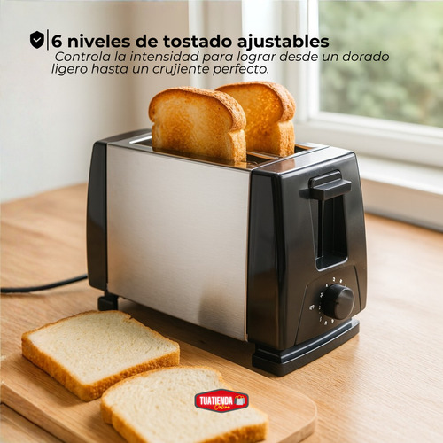 Combo Tostadora Y Pava Eléctrica Acero Inoxidable 2 Lts Oryx