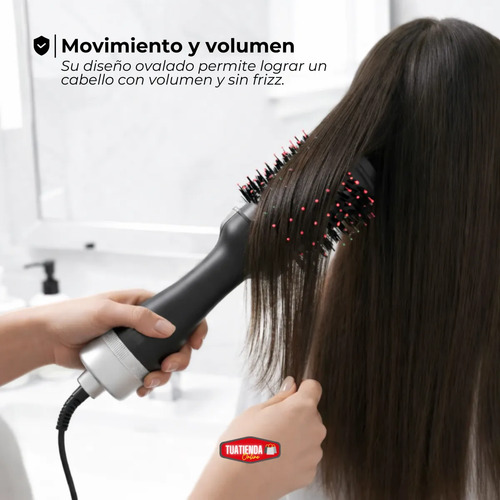 Cepillo Secador Modelador Alisador Eléctrico Cabello 