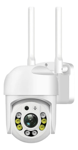 Cámara De Seguridad Domo Smart Ip Wifi Ptz 360º 5mp 1080p Blanco