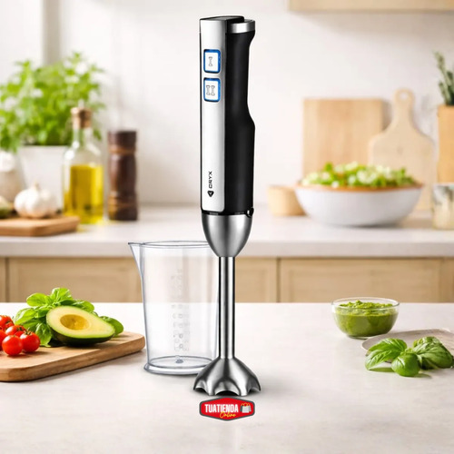 Licuadora De Mano Oryx Hb-6005a 600w 2 Potencias Plateado