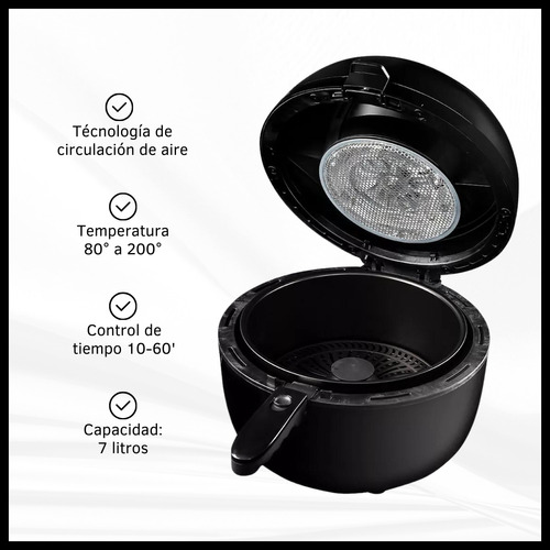Freidora De Aire 7l Sin Aceite 1350w Control De Temperatura