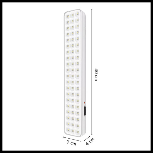 Luz De Emergencia X4 Unidades 60 Leds Luz Blanca Recargable