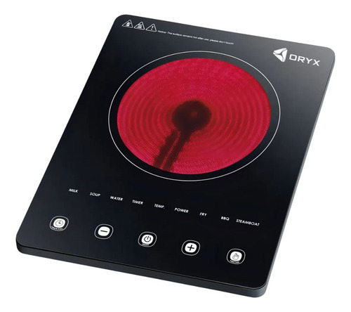 Anafe Oryx Eléctrico Vitrocerámico Infrarrojo 1 Hornalla