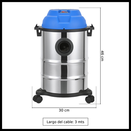 Aspiradora Sopladora De Tacho 1000w Secos Líquidos 15lts