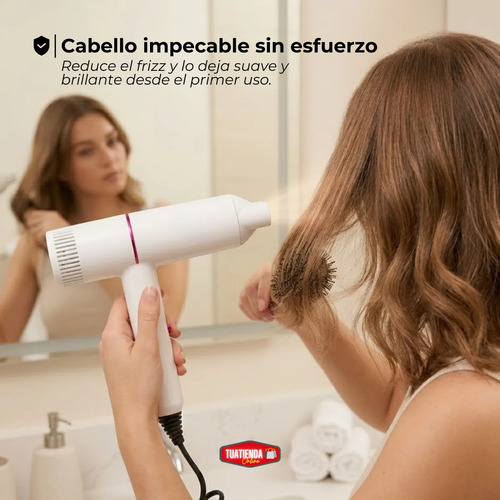 Kit Combo Secador De Pelo Y Planchita Alisadora Cabello Set