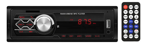 Estéreo Auto Frente Desmontable Control Remoto Usb Fm Mp3