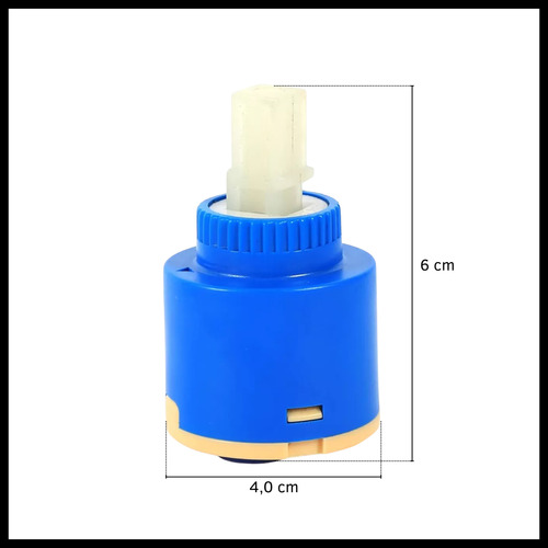 Cartucho Repuesto Para Griferia Canillas Monocomando 40 Mm