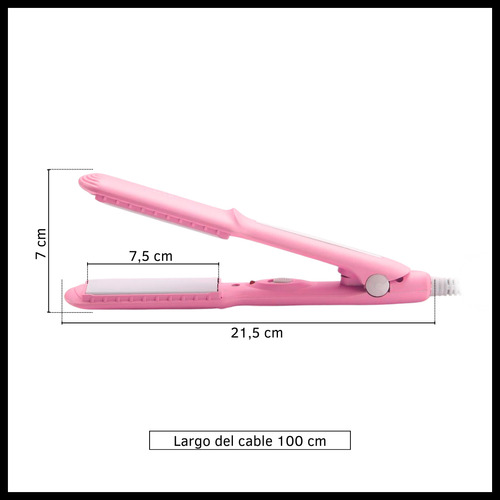 Mini Planchita De Pelo De Viaje Flequillo Cabello Viajera