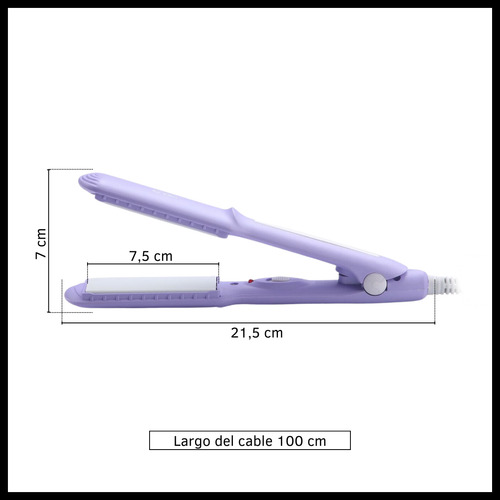 Mini Planchita De Pelo De Viaje Flequillo Cabello Viajera