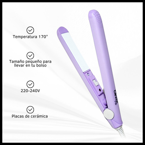 Kit Secador De Cabello Y Planchita De Pelo Alisadora Combo