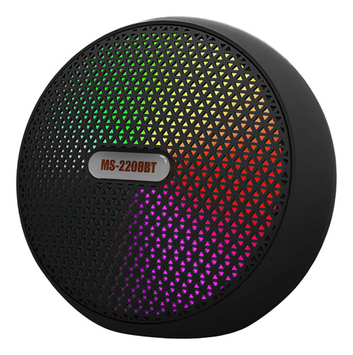 Parlante Inalámbrico Con Bluetooth Recargable Luces Led Rgb