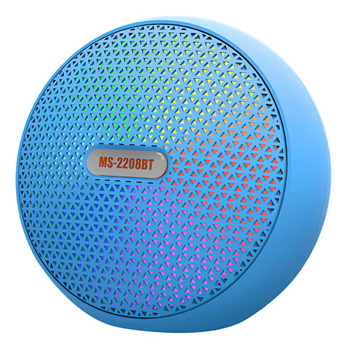 Parlante Inalámbrico Con Bluetooth Recargable Luces Led Rgb