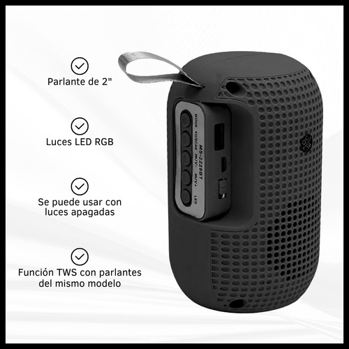 Mini Parlante Portátil Bluetooth Usb Recargable Función Tws