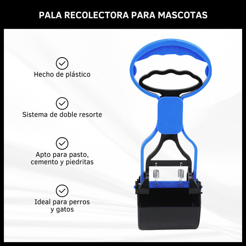 Pala Recolectora Excremento Mascotas Sanitaria Desechos