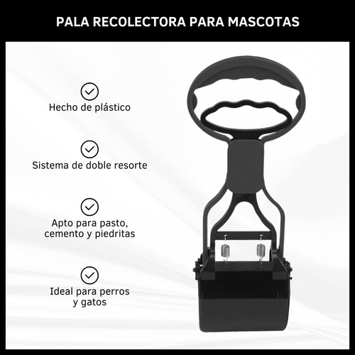 Pala Recolectora Excremento Mascotas Sanitaria Desechos