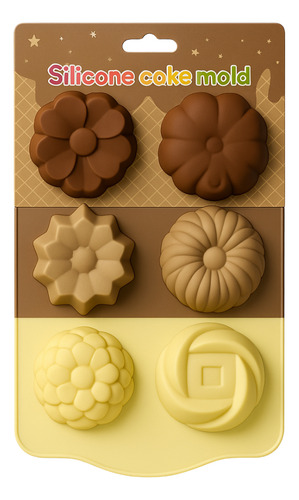 Molde Silicona Muffins Cupcakes Antiadherente Repostería
