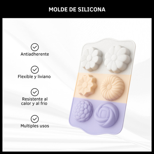 Molde Silicona Muffins Cupcakes Antiadherente Repostería