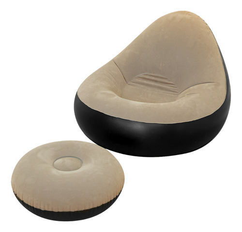 Sofa Sillon Inflable Tipo Puff Reposapiés Inflador Cómodo