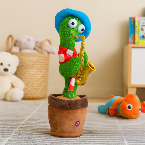 Cactus Bailarín Juguete Con Música Canta Baila Y Repite Voz